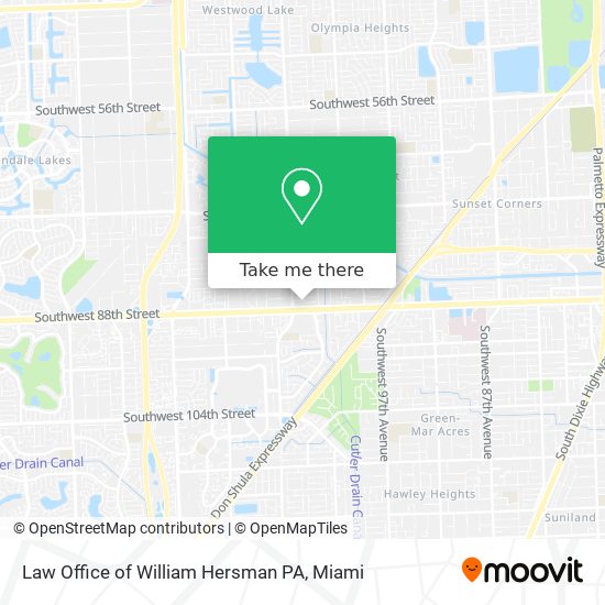 Mapa de Law Office of William Hersman PA