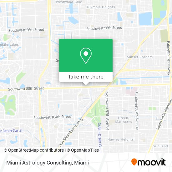 Miami Astrology Consulting map