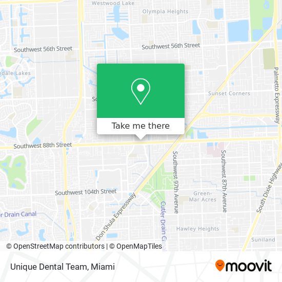 Unique Dental Team map