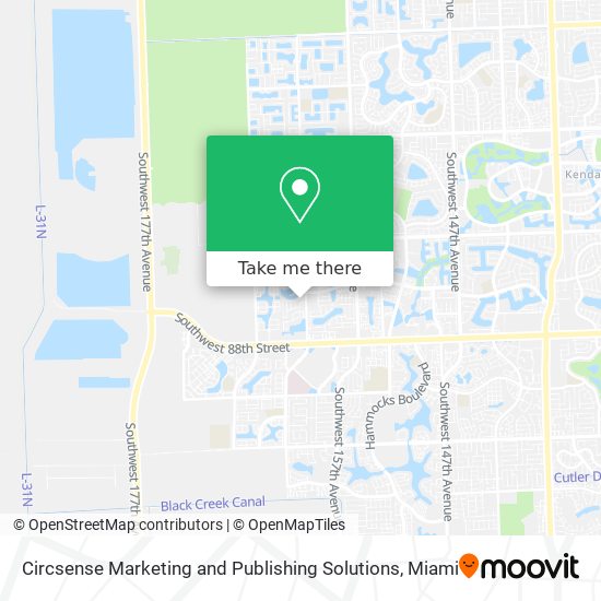 Mapa de Circsense Marketing and Publishing Solutions