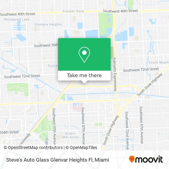 Mapa de Steve's Auto Glass Glenvar Heights Fl