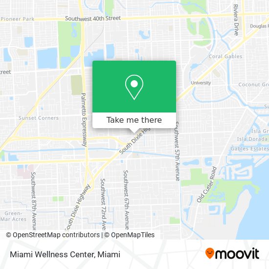 Miami Wellness Center map