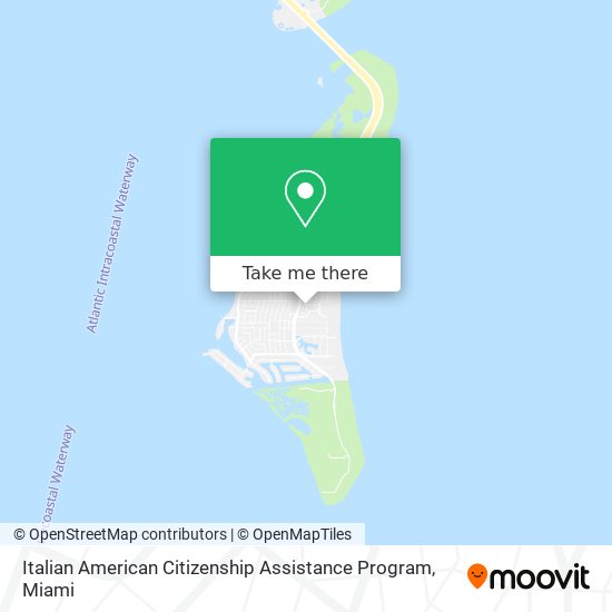 Mapa de Italian American Citizenship Assistance Program