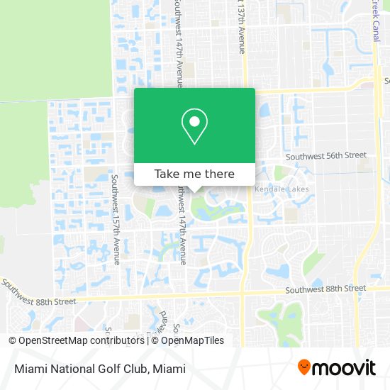 Mapa de Miami National Golf Club