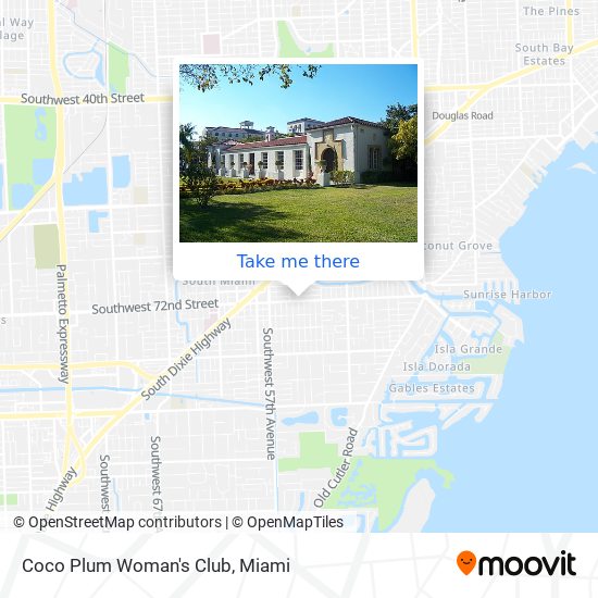 Coco Plum Woman's Club map