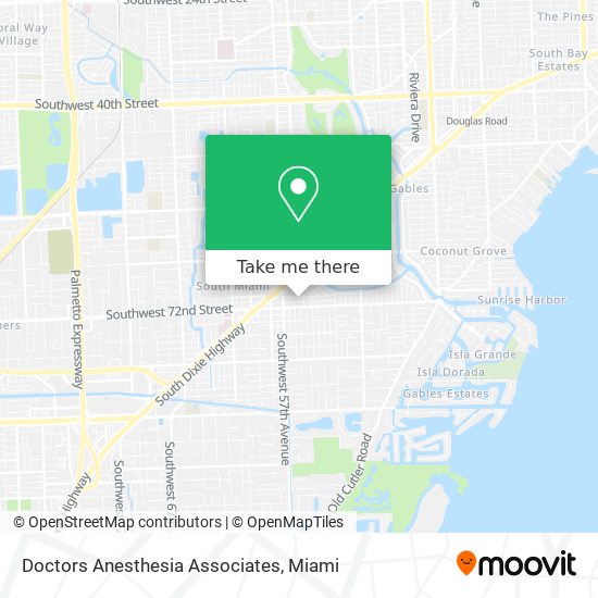 Doctors Anesthesia Associates map