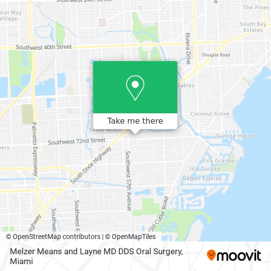 Melzer Means and Layne MD DDS Oral Surgery map