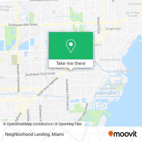 Neighborhood Lending map