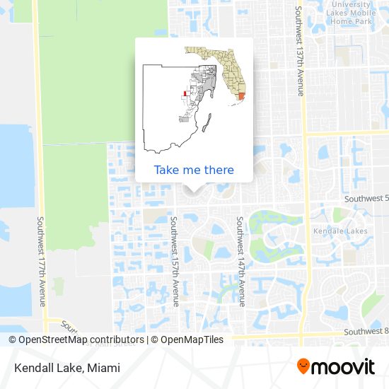 Mapa de Kendall Lake
