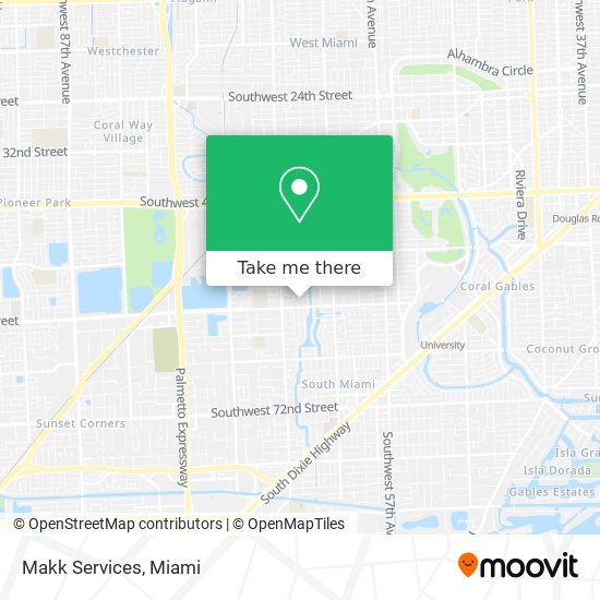 Makk Services map