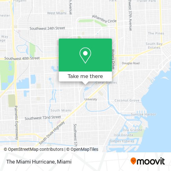 Mapa de The Miami Hurricane
