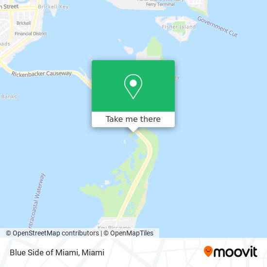 Mapa de Blue Side of Miami