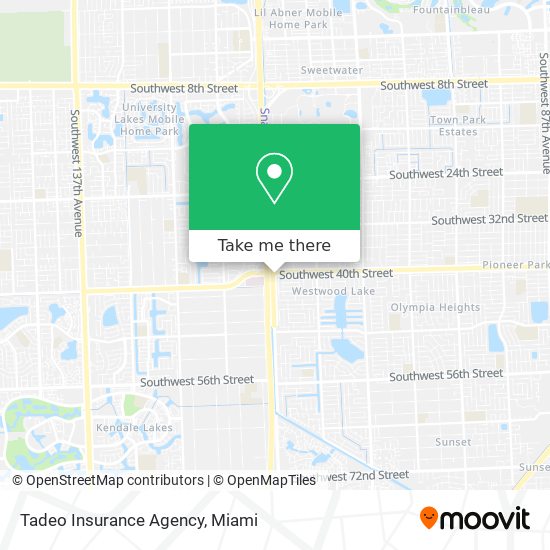 Mapa de Tadeo Insurance Agency