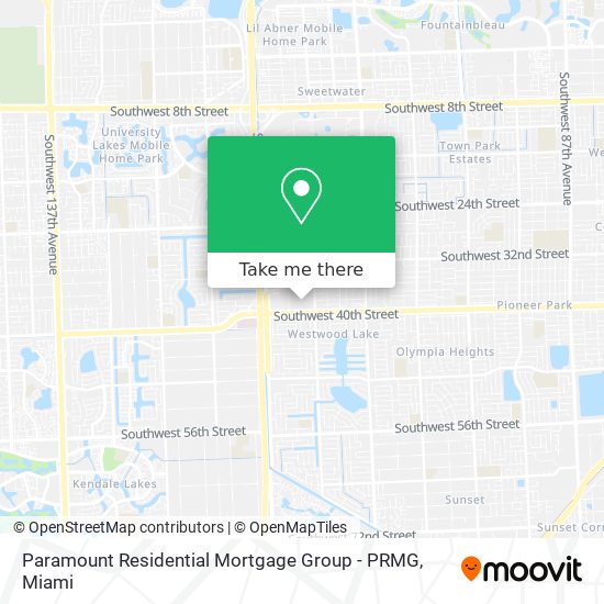 Mapa de Paramount Residential Mortgage Group - PRMG