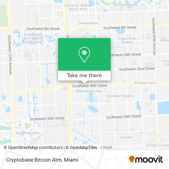 Mapa de Cryptobase Bitcoin Atm