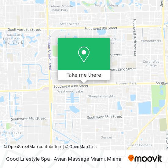 Mapa de Good Lifestyle Spa - Asian Massage Miami