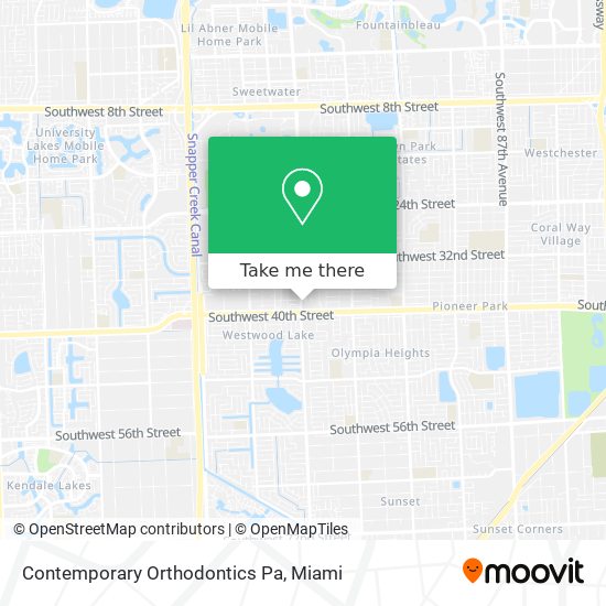 Mapa de Contemporary Orthodontics Pa