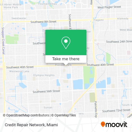 Credit Repair Network map