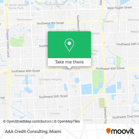 AAA Credit Consulting map