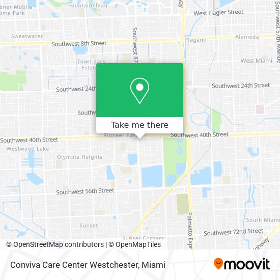 Conviva Care Center Westchester map