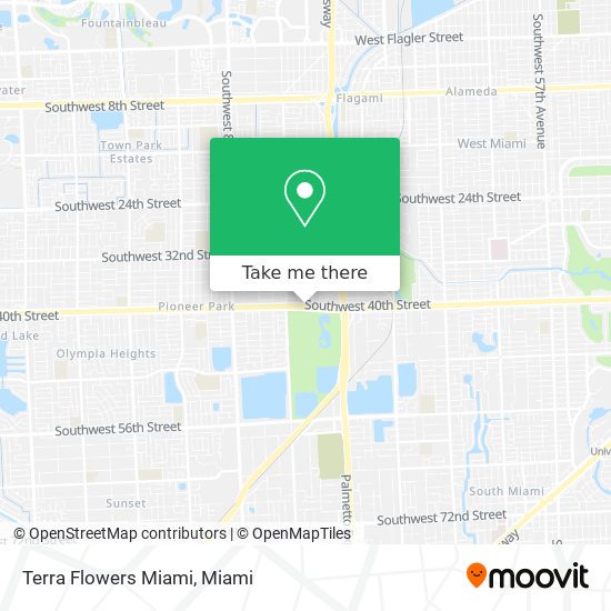 Terra Flowers Miami map