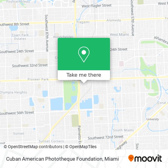 Cuban American Phototheque Foundation map