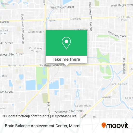 Mapa de Brain Balance Achievement Center