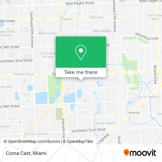 Coma Cast map