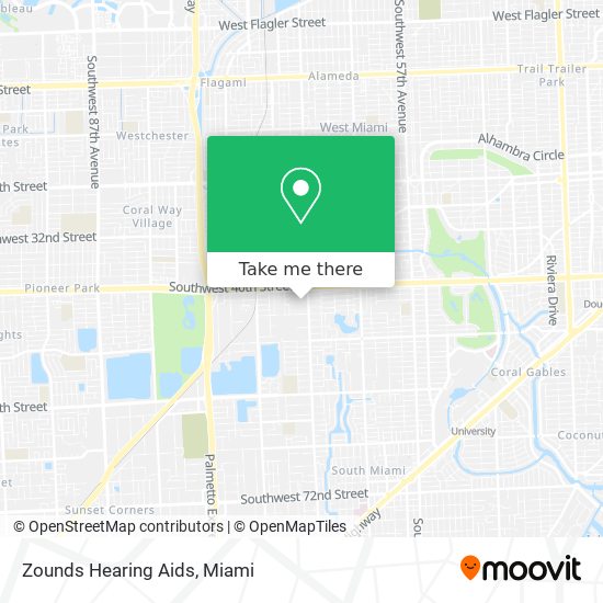 Zounds Hearing Aids map