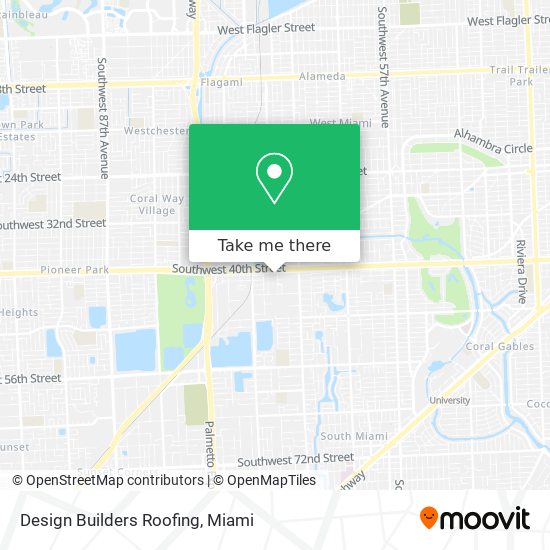 Design Builders Roofing map