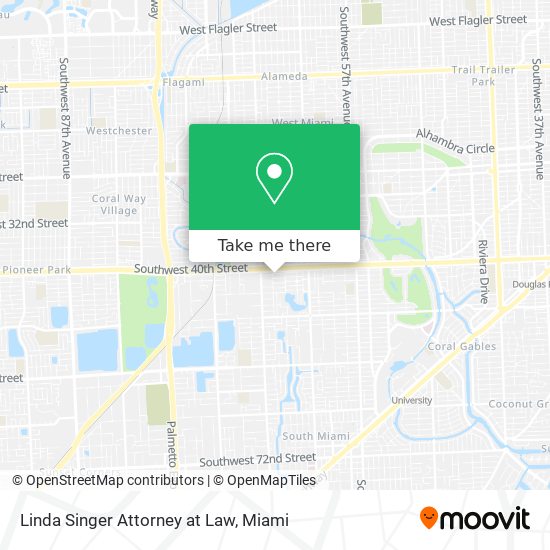 Linda Singer Attorney at Law map