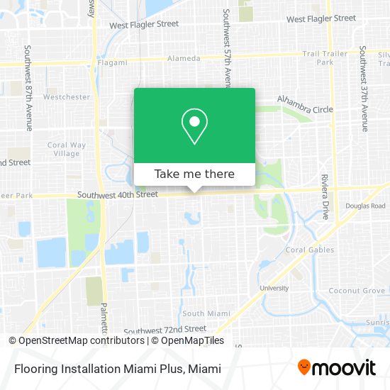 Mapa de Flooring Installation Miami Plus