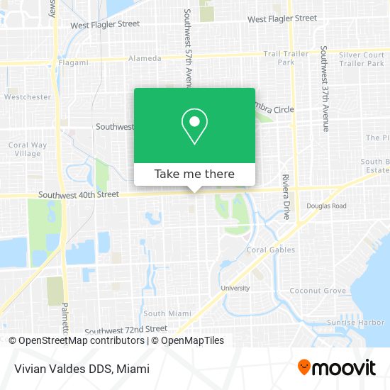 Vivian Valdes DDS map