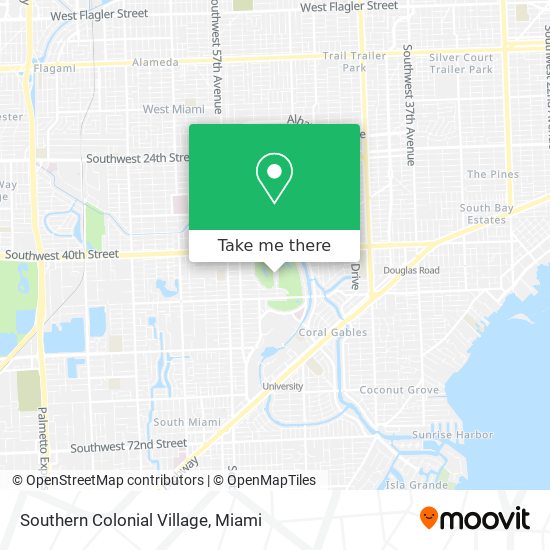 Southern Colonial Village map