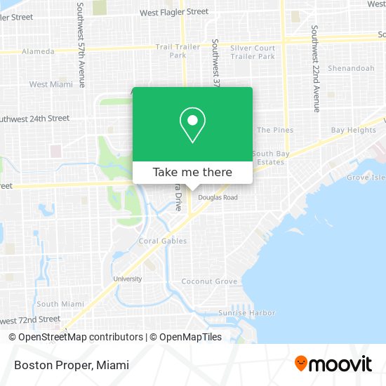 Mapa de Boston Proper