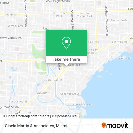 Gisela Martin & Associates map