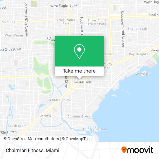 Chairman Fitness map