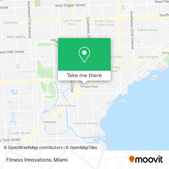 Fitness Innovations map