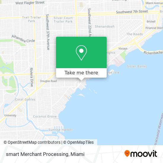 Mapa de smart Merchant Processing