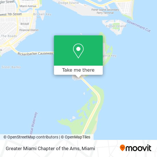 Greater Miami Chapter of the Ams map