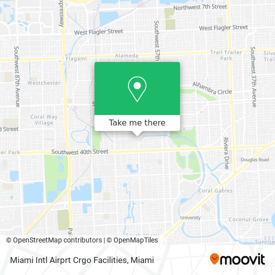 Miami Intl Airprt Crgo Facilities map