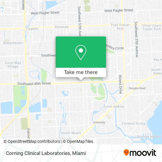 Mapa de Corning Clinical Laboratories