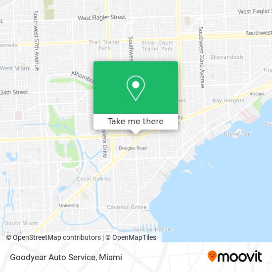 Goodyear Auto Service map