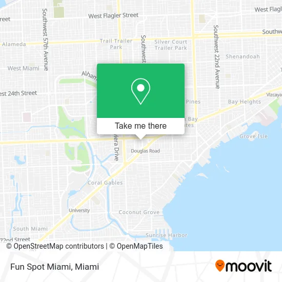 Fun Spot Miami map