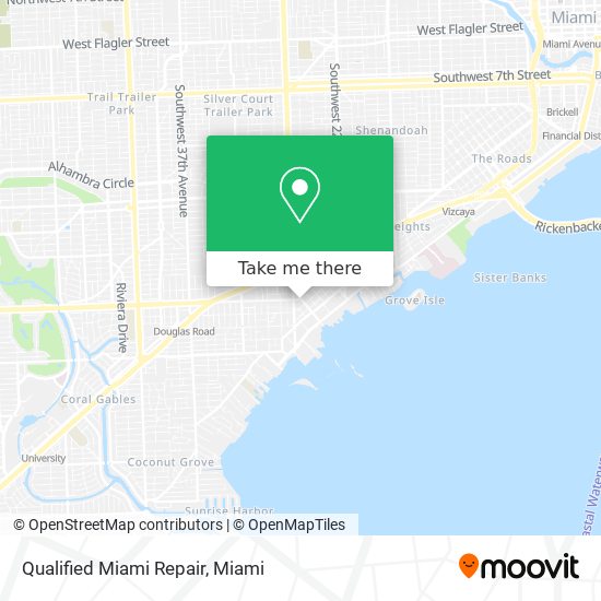 Qualified Miami Repair map