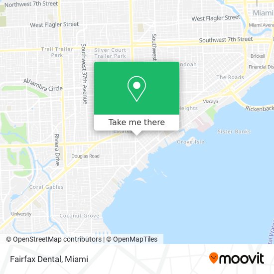 Mapa de Fairfax Dental
