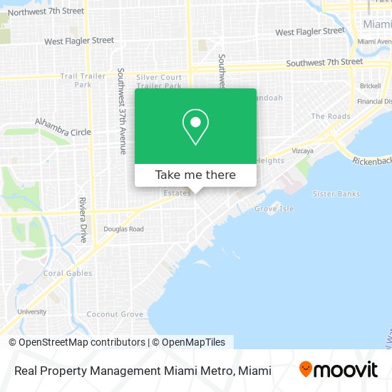 Mapa de Real Property Management Miami Metro