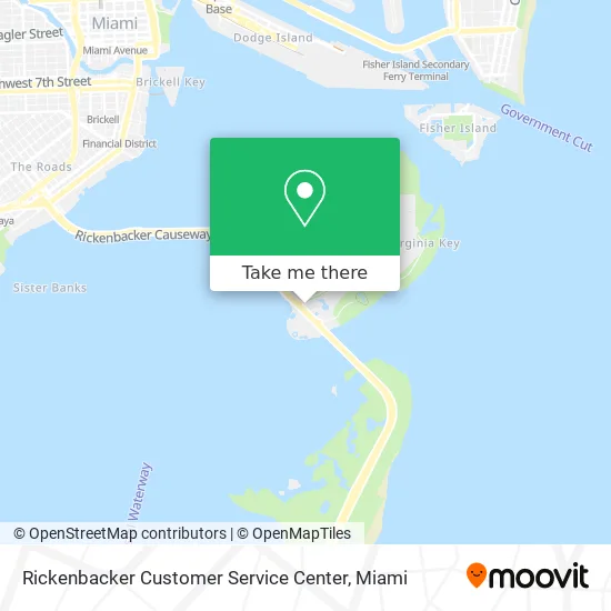 Mapa de Rickenbacker Customer Service Center