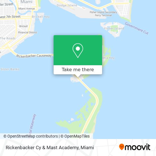 Mapa de Rickenbacker Cy & Mast Academy