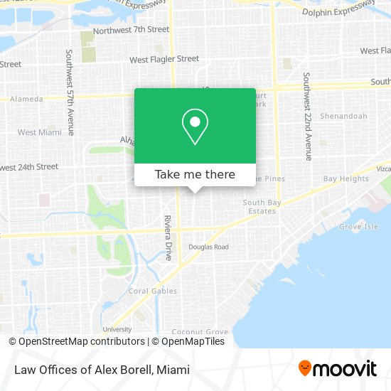 Law Offices of Alex Borell map